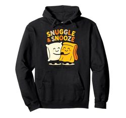 Snuggle & Snooze Cute Pillow Blanket Pullover Hoodie