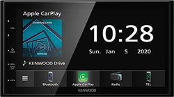 Pantalla con Radio y Navegación GPS - Equipo Multimedia para el Coche de 6.8 Pulgadas con CarPlay, Android Auto Bluetooth, Auto Radio 2 DIN Kenwood DMX5020BTS