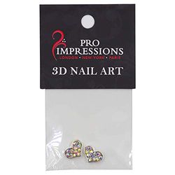 Pro Impressions 3D Nail Art Heart 2-Piece, No.5