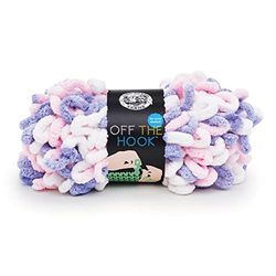 Lion Brand Yarn Off The Hook Beginner Loop Yarn for Knit and Crochet, Unicorn, 1 Pack