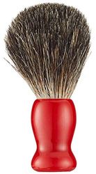 Golddachs - Pennello da barba, 100% setole di tasso, colore: rosso
