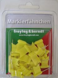 Markierfähnchen wehend, Gelb: 30 Stk