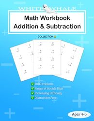 White Whale Math Workbook: Addition & Subtraction: Make Math a Fun Adventure for Your Little Learner!
