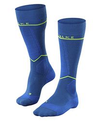 FALKE SK Energizing Wool M KH lana filo funzionale con compressione 1 paio, Calzini da sci Uomo, Blu (King Fisher 6834) - Circonferenza polpaccio W4, 39-42