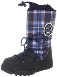 Tommy Hilfiger Webber JR 6B, Bottes Mixte Enfant - Bleu - Blau (Fenway Check 086), 29/30