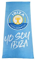 OB MAESTROS JOYEROS U.D. Ibiza Asciugamano Celeste 180 x 90 cm, Adulti Unisex, 180 x 90