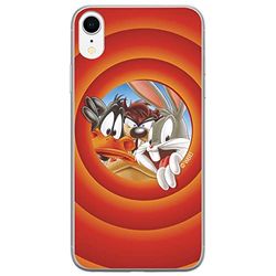 ERT GROUP Original y con Licencia Oficial Looney Tunes Funda de teléfono móvil para iPhone XR Adaptación óptima a la Forma del Smartphone, Funda Protectora de Silicona