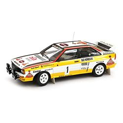 Audi A5-5894 - Modellino auto Quattro RMC Rally Monte Carlo anno 1984, scala 1:18, modello in miniatura, multicolore