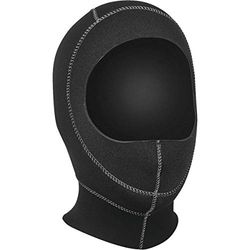 SEAC Cagoule de Plongée Noir en 5mm - Coupe Preformée - Idéal pour garantir l'étancheité à Contact de la Combinaison