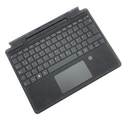 Microsoft Surface Pro 8/Pro X Signature zwart toetsenbord met vingerafdruklezer, Duitse taal