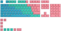 Glorious Gaming 115 GPBT Keycaps - Profilo Cherry, plastica PBT resistente, aspetto accattivante, suono superiore, caratteri originali, layout tedesco - Pastello