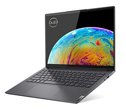 Lenovo Yoga Slim 7 Pro - Bärbar dator 14" 2.8K OLED 90Hz (AMD Ryzen 7 5800H,16GB RAM,512GB SSD,AMD Radeon Graphics,Windows 11 Home) Grå, QWERTY Portugisiska tangentbord (82N50074PG)