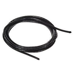 Maclean MCTV-684 Quality Spiral Cable Wire Cover Organiser Elastic Tidy Cables Black (5 * 6mm)