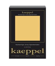 Kaeppel Hoeslaken, jersey, geel, 140 x 200 cm