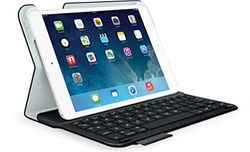 Logitech 920-006136 teclado para móvil Negro Bluetooth - Teclados para móviles (Negro, Resistente al polvo, Resistente a rayones, Apple, iPad mini, 20,1 cm (7.9"), Batería)