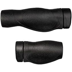 Herrmans Bike Components Unisex - Puños para Manillar Clik Comfort para Adultos, Color Negro, 22 mm