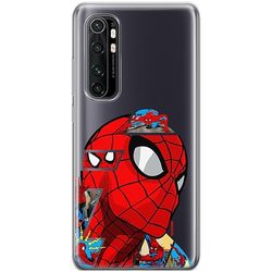 ERT GROUP etui na telefon Xiaomi MI NOTE 10 Lite, case oryginalny i oficjalnie licencjonowany przez Marvel, wzór Spider Man 042, optymalnie dopasowane, plecki z TPU częściowo przeźroczyste