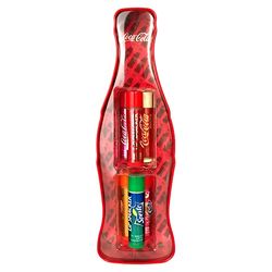 Lip Smacker Coca-Cola Vintage Tin Collection - Gift Set of 6 Lip Balms in Different Flavours Inspired by Coca-Cola in a Collectible Iconic Vintage Bottle Box