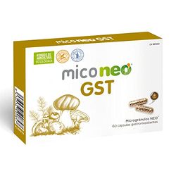 MICO NEO | GST | 60 Cápsulas | Con Reishi, Melena de León, Shiitake y Cúrcuma | Equilibra el Sistema Digestivo | Suplemento Elaborado con Hongos Ecológicos