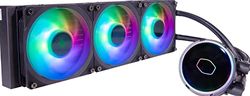 Cooler Master MasterLiquid PL360 Flux CPU Liquid Cooler - AIO Water Cooling System, 3 x 120mm Fans, 360mm Radiator, Addressable Gen 2 RGB Controller Included - AMD & Intel Compatible, 5-Year Warranty