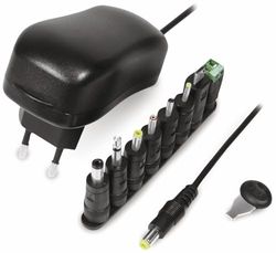 LogiLink PA0167 universalnätdel, 12 W svart
