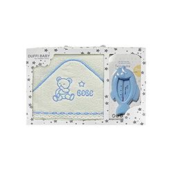 Duffi Baby 0936-12 Maxicapa + Brosse + Peigne Bleu Enfant