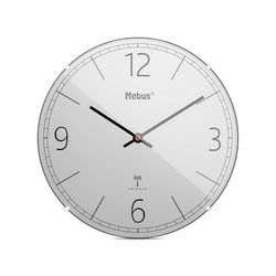 Mebus Wireless Wall Clock, Gray, 29 cm