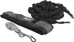 SKLZ Recoil 360 Dynamic Resistance Trainer – Justerbart Bälte för Kraft, Hastighet & Vertikal Hoppträning – Används Solo eller med Partner – Bungee-kabel (2,4 till 6,7 m) – 6,8 till 22,7 kg Motstånd