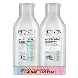REDKEN Acidic Bonding Concentrate Shampoo and Conditioner 500ml Bond Repair Supersize Bundle