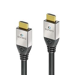Sonero Premium High Speed HDMI-kabel med Ethernet, 5,00 m, UltraHD/4K/60 Hz, 18 Gbps, svart