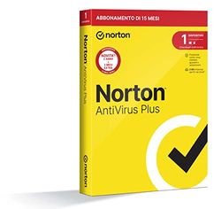 Norton Antivirus Plus 2024, 1 Dispositivo, Licenza di 15 mesi, PC o Mac