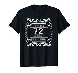72nd cumpleaños feliz cumpleaños hecho en 72 años Camiseta