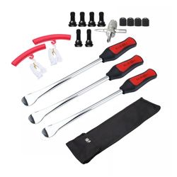 Dr.Roc Bandlepel Hendel Iron Tool Kits Motorfiets Fiets Professionele Band Change Kit w/Case - 3 STKS