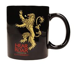 [UK-Import] Game of Thrones Lannister kopp svart