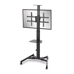 Conecto LM-FS02B Professionele TV-standaard voor flatscreen, lcd, led-plasma in hoogte verstelbaar, 94-178 cm, tot 50 kg draagkracht, max. VESA 600 x 400 mm, staal, zwart 37-70 inch mit Kurbel zwart