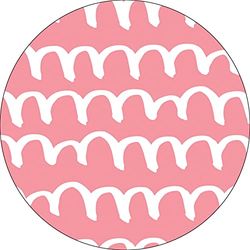 Bonateks, Round Digital Printed Mouse Pad, Non-Slip Base, for Office and Home, Diameter:22cm