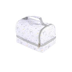 BEBE DOUCEUR Vanity Nomad Osthermeen tyg med astrologiska mönster - vit - 16 X 16 X H 23 cm