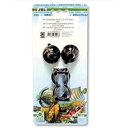 JBL 2 suction cups + 2 clips (23mm) for ProTemp, Rubber suction pads for objects of 23-28 mm in diameter