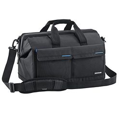 Cullmann Amsterdam Maxima 520 Bolsa tiracolo para câmaras SLR, com compartimentos para acessórios, preto