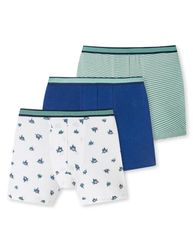 Schiesser Jongens 3 Pack Boxershort 95/5 Organic Bio Katoen Maat 92 tot 140 Ondergoed, gesorteerd 2_181051, 128, Gesorteerd 2_181051, 128 cm