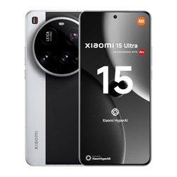 Xiaomi 15 Ultra - Smartphone de 16+512GB, Lente óptica Leica Summilux, Snapdragon 8 Elite, Pantalla AMOLED WQHD+ de 6,73" 120 Hz, HyperCharge de 90W, Cargador no Incluido, Plata cromada (Versión ES)