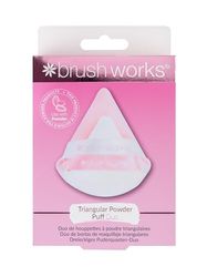 Brushworks Triangular Powder Puff Duo