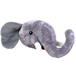 MGM - ACHOKA-olifantpelk om op te hangen, 209918 – 30 cm, grijs, wanddecoratie voor kinderkamer, vanaf 6 maanden.