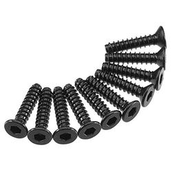 Schroefdraadboor met binnenzeskant platte kop M2,5 x 12 mm (10)