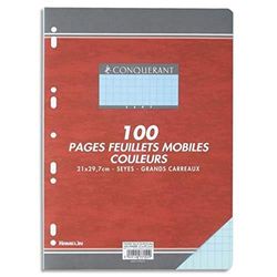 Oxford Office 100100117 schrijfpapier, klein, geruit, 90 g, 200 pagina's, wit, 5 stuks