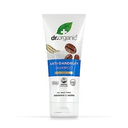 Dr Organic Shampoo Anti-Forfora al Caffè, Cuoio Capelluto Sano, Per Uomini, Per Donne, Naturale, Vegano, Cruelty-Free, Senza Parabeni e SLS, Riciclato e Riciclabile, Biologico, 200ml