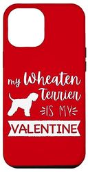 Carcasa para iPhone 14 Plus Wheaten Terrier San Valentín Wheaten Terrier San Valentín