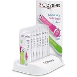 3 Nail Clippers Nail Clippers Pink - Green 6 cm Exp.24 U 3C 400G