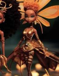 "The Guardians of Dreams: The Black Fairy Wings Barbie Adventure"