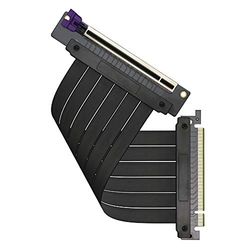 Cooler Master MasterAccessory Riser Cable PCIe 3.0 x16 V2 - Câble TPE ultra flexible blindé EMI Fentes PCI renforcées Connecteurs à broches dorées Boîtier de protection en ABS - 200 mm